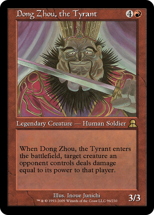 Dong Zhou, the Tyrant (ME3-096) - rare - Foil