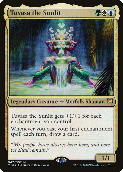 Tuvasa the Sunlit (C18-047) - mythic - Foil