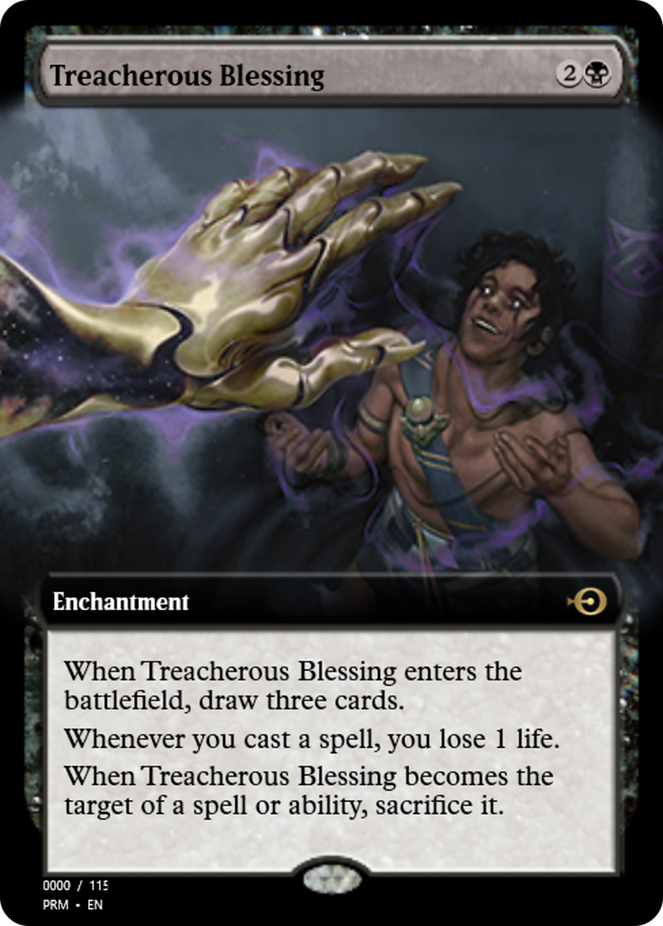 Treacherous Blessing (PRM-79949) - rare - Foil