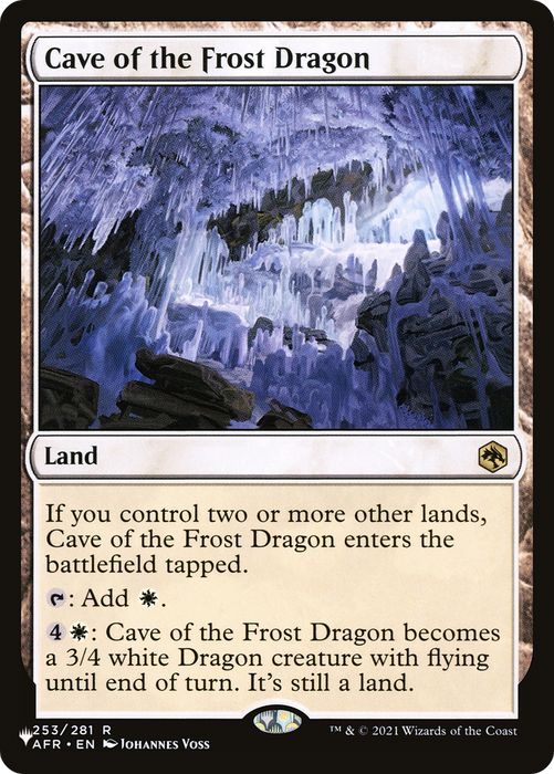 Cave of the Frost Dragon (LIST-AFR-253) - rare