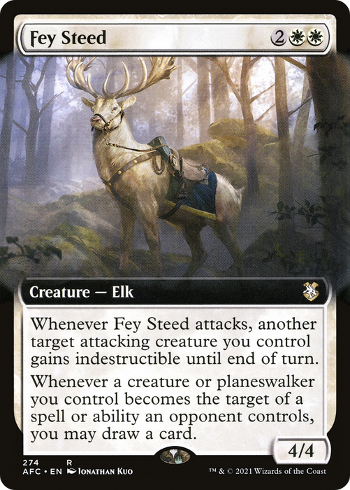 Fey Steed (AFC-274) - rare: (Extended Art)