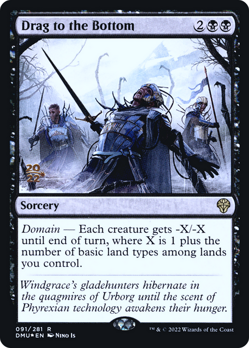 Drag to the Bottom (PRE-91S) - rare - Foil