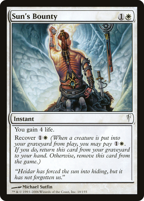 Sun's Bounty (CSP-018) - common - Foil