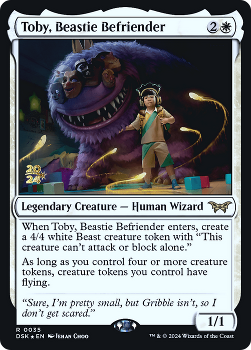 Toby, Beastie Befriender (PRE-35S) - rare - Foil