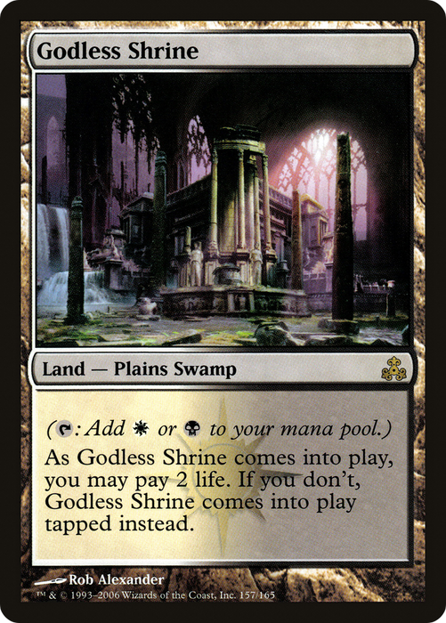 Godless Shrine (GPT-157) - rare - Foil
