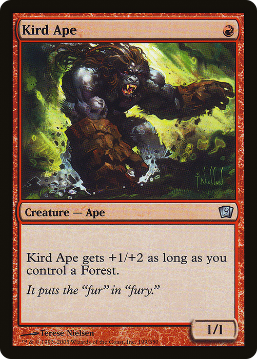Kird Ape (9ED-199★) - uncommon - Foil