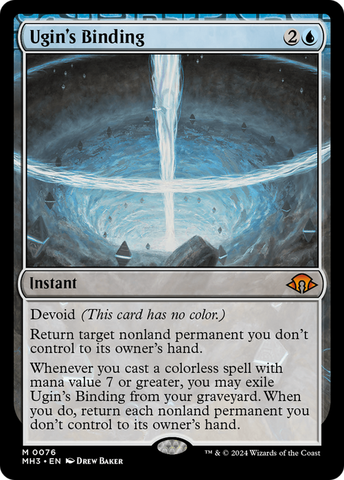 Ugin's Binding (MH3-076) - mythic: (devoid)