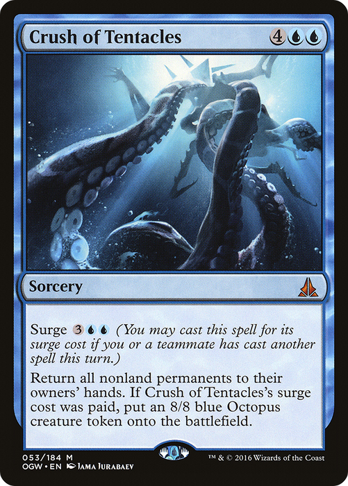 Crush of Tentacles (OGW-053) - mythic - Foil