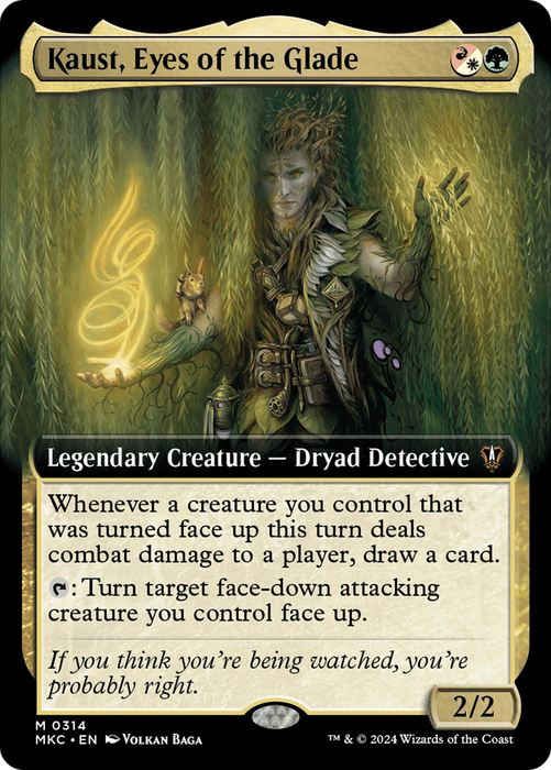 Kaust, Eyes of the Glade (MKC-314) - mythic: (Extended Art) - Foil