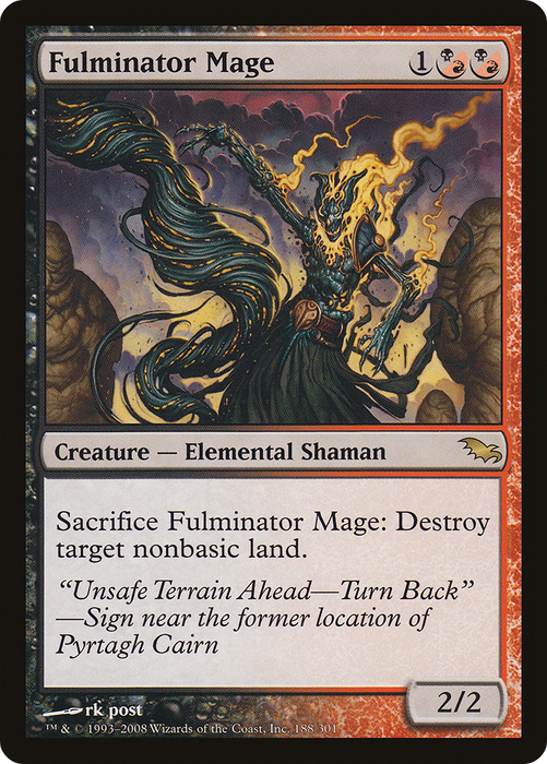 Fulminator Mage (SHM-188) - rare - Foil