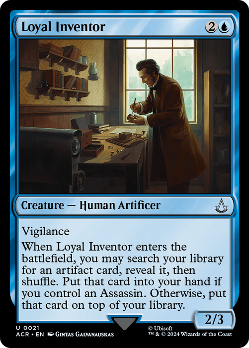 Loyal Inventor (ACR-021) - uncommon - Foil