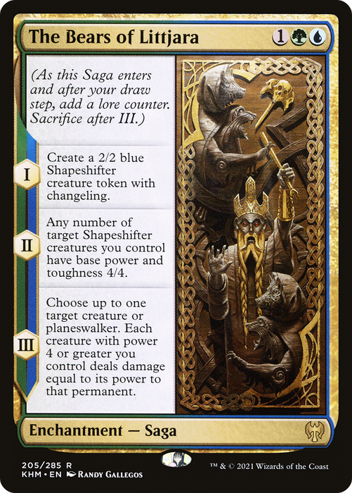 The Bears of Littjara (KHM-205) - rare - Foil