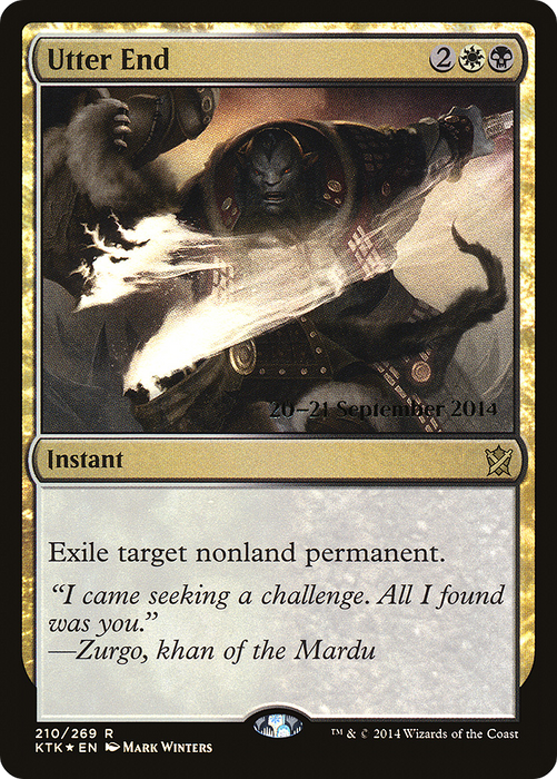 Utter End (PRE-210S) - rare - Foil