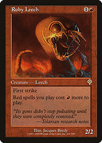 Ruby Leech (INV-161) - rare - Foil