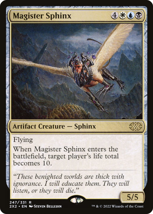 Magister Sphinx (2X2-247) - rare - Foil