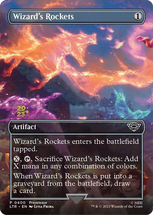 Wizard's Rockets (PRE-400S) - common (Borderless) - Foil