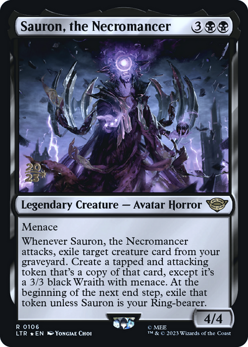 Sauron, the Necromancer (PRE-106S) - rare - Foil
