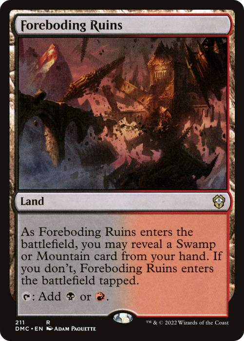 Foreboding Ruins (DMC-211) - rare