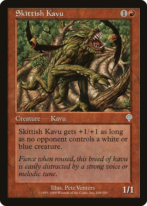 Skittish Kavu (INV-168) - uncommon - Foil