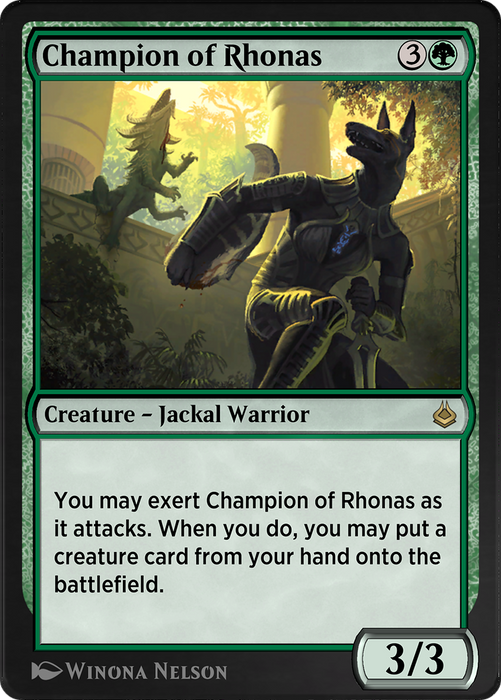 Champion of Rhonas (AKR-185) - rare