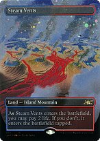 Steam Vents (UNF-534) - rare (Borderless) - Foil