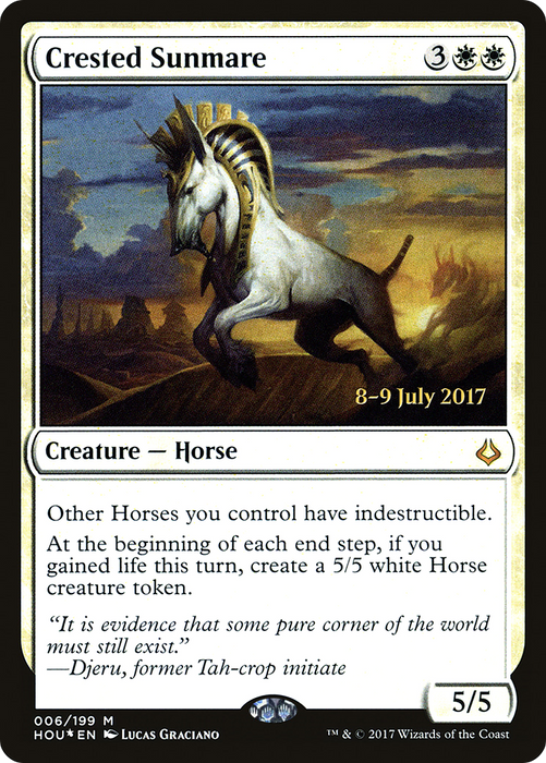 Crested Sunmare (PRE-06S) - mythic - Foil