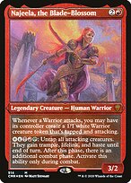 Najeela, the Blade-Blossom (CMR-514) - mythic - Etched Foil