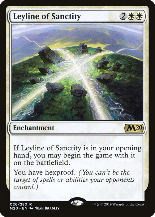 Leyline of Sanctity (M20-026) - rare