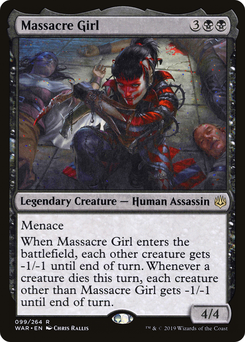 Massacre Girl (WAR-099) - rare - Foil