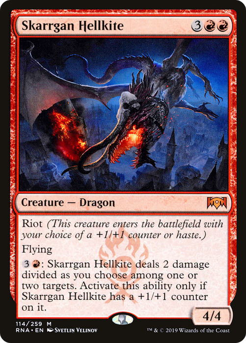 Skarrgan Hellkite (RNA-114) - mythic - Foil