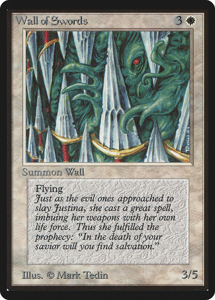 Wall of Swords (LEB-043) - uncommon