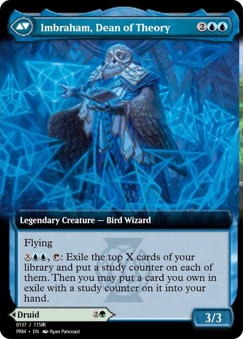 Kianne, Dean of Substance // Imbraham, Dean of Theory (PRM-90244) - rare - Foil