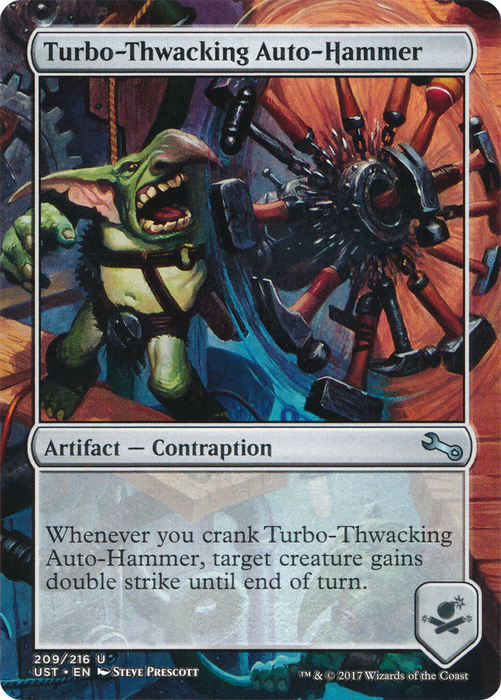 Turbo-Thwacking Auto-Hammer (UST-209) - uncommon (Borderless) - Foil