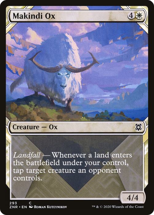 Makindi Ox (ZNR-293) - common: (Showcase) - Foil
