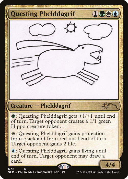 Questing Phelddagrif (SLD-672) - rare - Foil