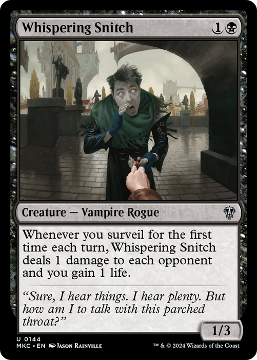 Whispering Snitch (MKC-144) - uncommon