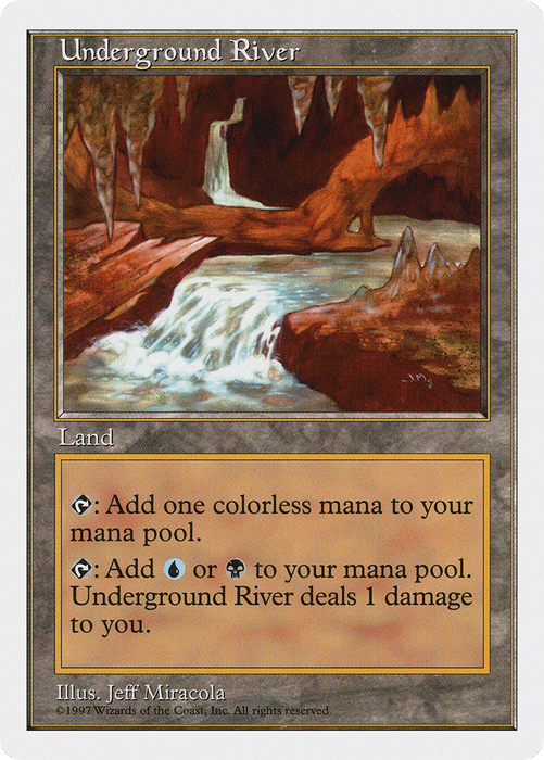 Underground River (5ED-426) - rare