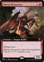 Shivan Devastator (DMU-410) - mythic: (Extended Art) - Foil