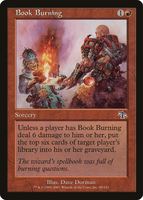 Book Burning (JUD-080) - common - Foil