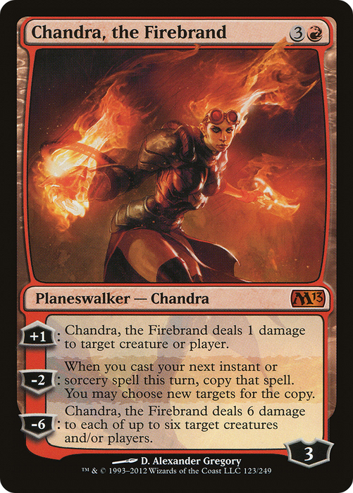Chandra, the Firebrand (M13-123) - mythic