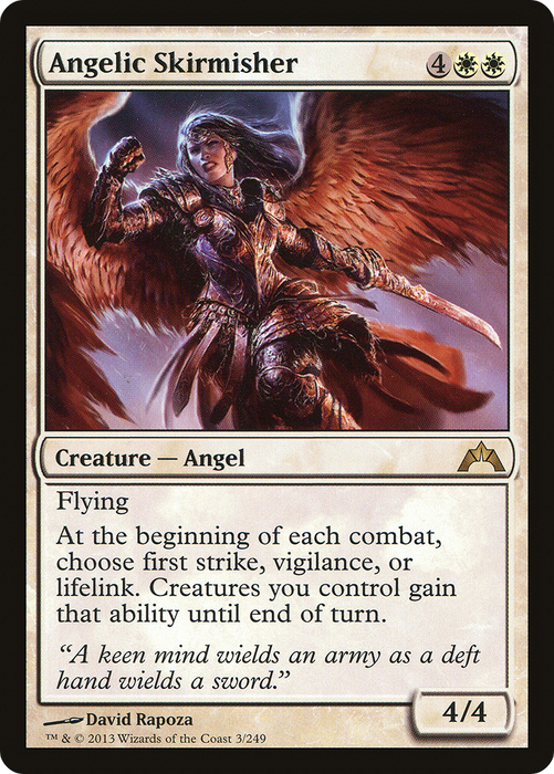 Angelic Skirmisher (GTC-003) - rare - Foil