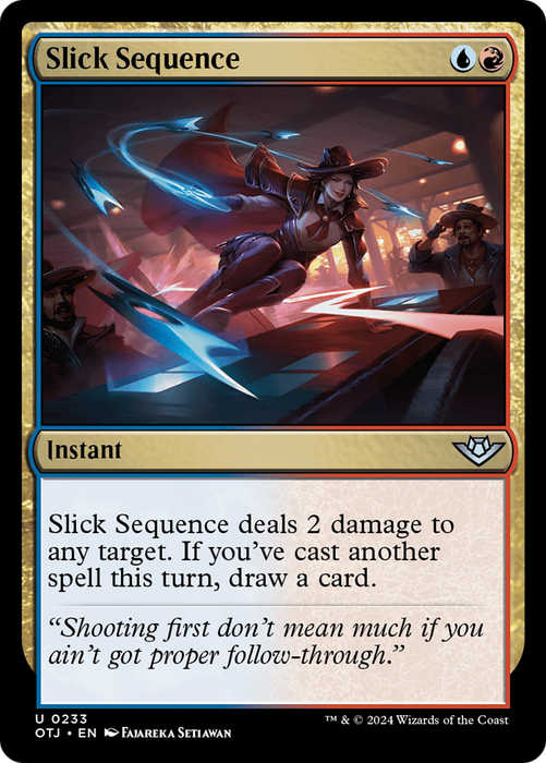 Slick Sequence (OTJ-233) - uncommon - Foil