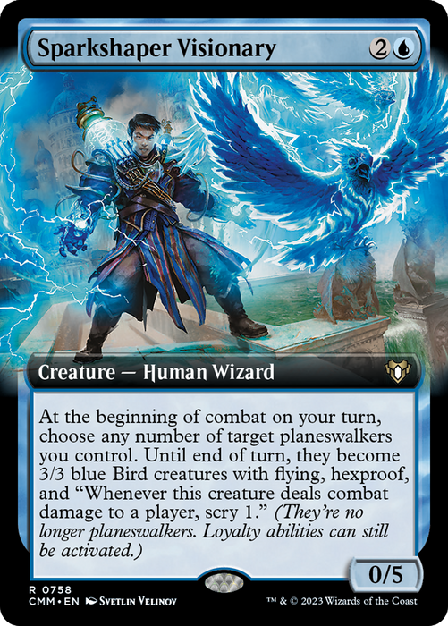Sparkshaper Visionary (CMM-758) - rare: (Extended Art)