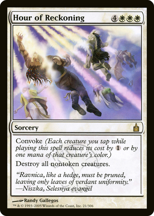 Hour of Reckoning (RAV-021) - rare - Foil