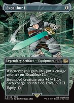 Excalibur II (FIN-352) - rare (Borderless) - Foil