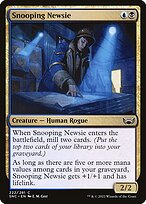 Snooping Newsie (SNC-222) - common