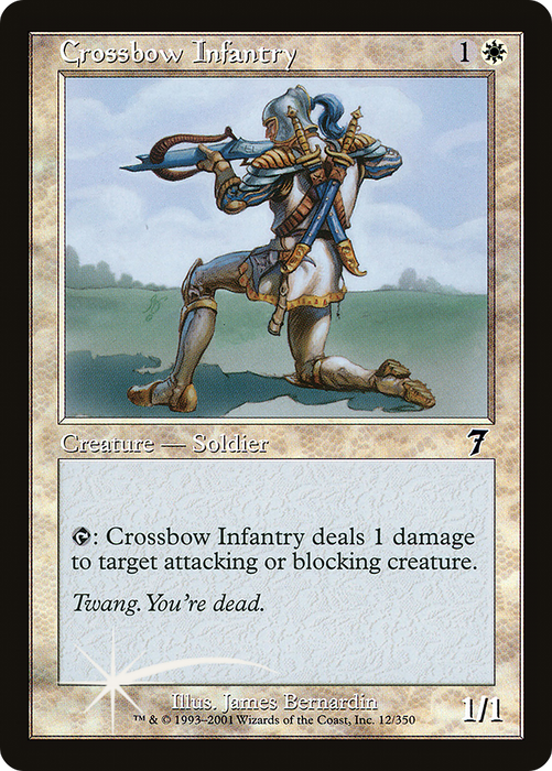 Crossbow Infantry (7ED-12★) - common - Foil