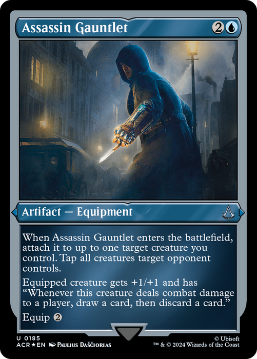 Assassin Gauntlet (ACR-185) - uncommon - Etched Foil