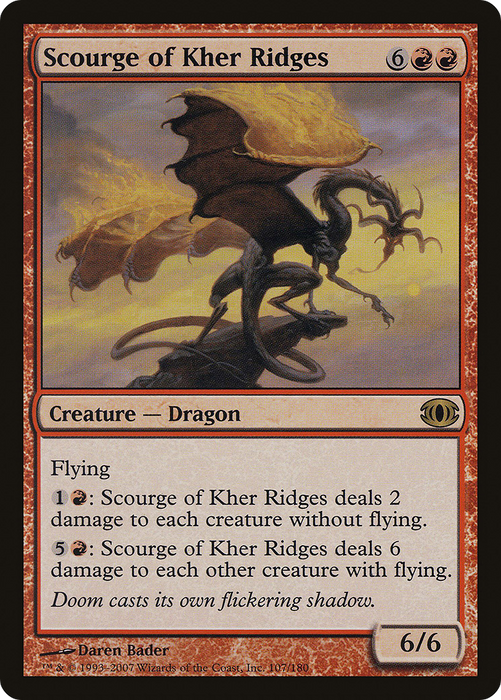 Scourge of Kher Ridges (FUT-107) - rare - Foil