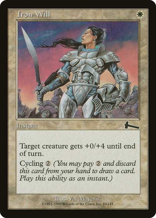 Iron Will (ULG-010) - common - Foil